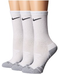 Nike Dry Cushion Crew Training Socks 3 Pair Pack Crew Cut Socks Shoes