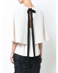 Kimora Lee Simmons Cape Top With Flutter Sleeves