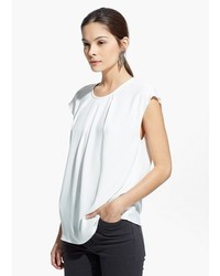 Mango Outlet Pleated Detail Blouse