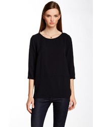 French Connection Textured 34 Sleeve Blouse