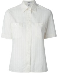 Celine Cline Vintage Striped Short Sleeve Shirt