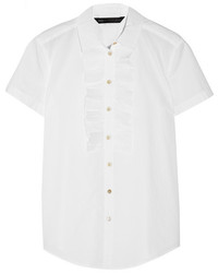 Marc by Marc Jacobs Hailee Ruffled Cotton Poplin Shirt