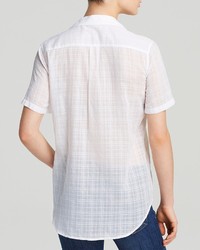 Equipment Shirt Keira Shadow Plaid Short Sleeve Cotton