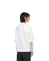 Fumito Ganryu White Combination Shirt