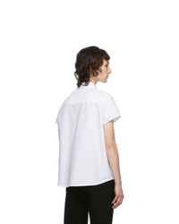 A.P.C. White Marina Short Sleeve Shirt