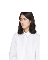 Simone Rocha White Short Frill Shirt