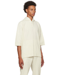 Homme Plissé Issey Miyake Off White Monthly Color June Hoodie