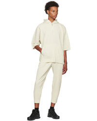 Homme Plissé Issey Miyake Off White Monthly Color June Hoodie