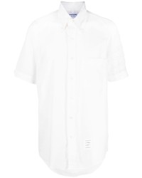 Thom Browne 4 Bar Stripe Short Sleeved Shirt