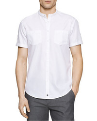 Calvin Klein Band Collar Cotton Shirt