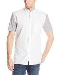 Barney Cools Floral Short Sleeve Woven In White