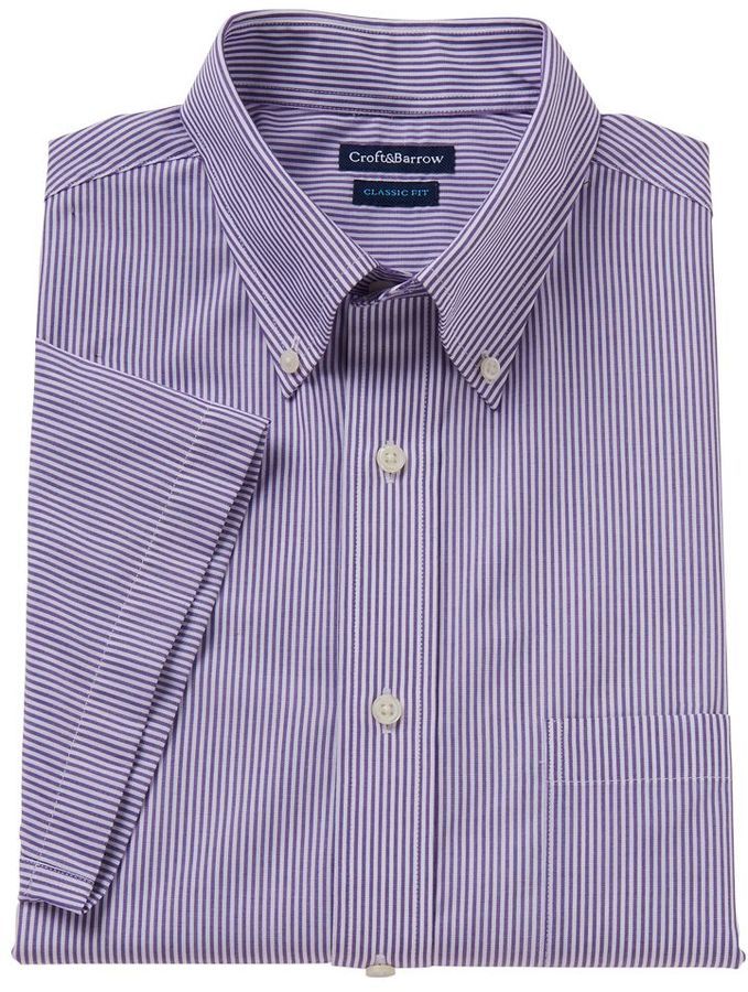 croft & barrow Button Down Collar Dress Shirt, $14 | Kohl's | Lookastic