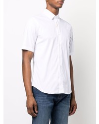 Canali Buttoned Short Sleeve Shirt