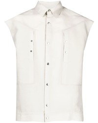 Rick Owens Buttoned Sleeveless Shirt