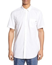 Obey Capital Trim Fit Solid Woven Shirt