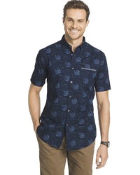 Van Heusen Classic Fit Patterned Button Down Shirt