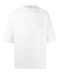Lemaire Collarless Cotton Shirt