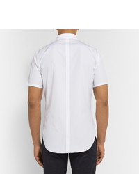 Calvin Klein Collection Carbon Short Sleeved Cotton Poplin Shirt