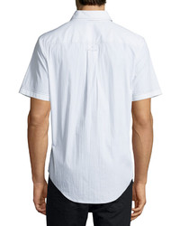 Alexander Wang Contrast Stitch Short Sleeve Shirt White