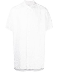 Yohji Yamamoto Creased Effect Short Sleeve Shirt