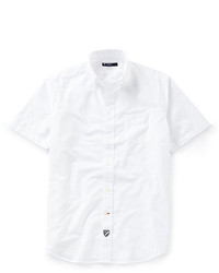 Daniel Cremieux Cremieux Short Sleeve Solid Oxford Woven Shirt
