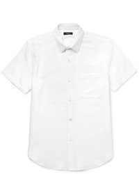 Theory Drewett Waffled Cotton Shirt