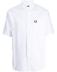 Fred Perry Embroidered Logo Button Down Shirt
