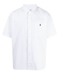 A Bathing Ape Embroidered Logo Cotton Shirt