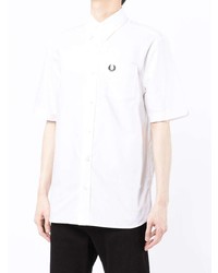 Fred Perry Embroidered Logo Short Sleeved Shirt