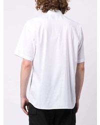 BAPE BLACK *A BATHING APE® Embroidered Motif Short Sleeve Shirt