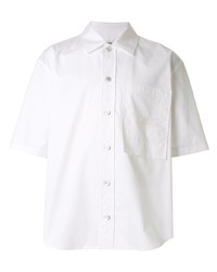 Wooyoungmi Embroidered Pocket Short Sleeved Shirt