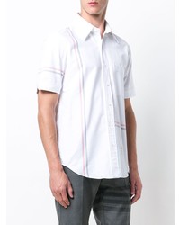 Thom Browne Engineered Rwb Stripe Oxford Shirt