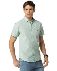 Tommy Hilfiger Final Sale  New York Fit Short Sleeve Linen Shirt