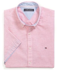 Tommy Hilfiger Final Sale  New York Fit Short Sleeve Linen Shirt
