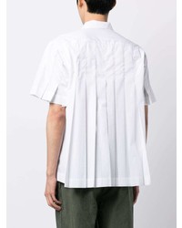 Sacai Fully Pleated Cotton Shirt