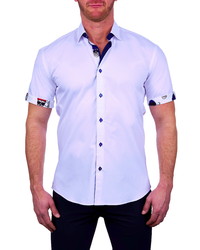 Maceoo Galileo Square Short Sleeve Button Up Shirt