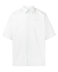 Oamc Graphic Print Cotton Short Sleeved Shirt