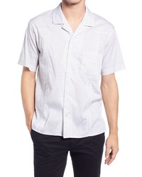 BLANKNYC Happy To See Me Slim Fit Stretch Short Sleeve Button Up Shirt