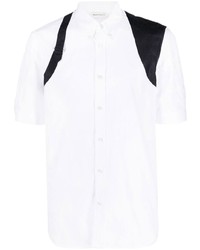 Alexander McQueen Harness Detail Short Sleeved Shirt
