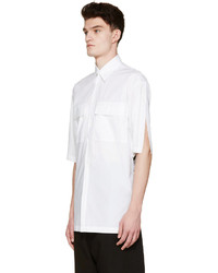 Itokawa Film White Oversized Short Sleeve Shirt, $520 | SSENSE