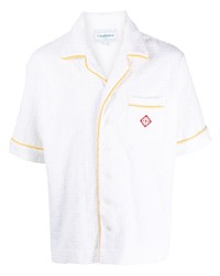 Casablanca Jacquard Logo Terry Cloth Shirt