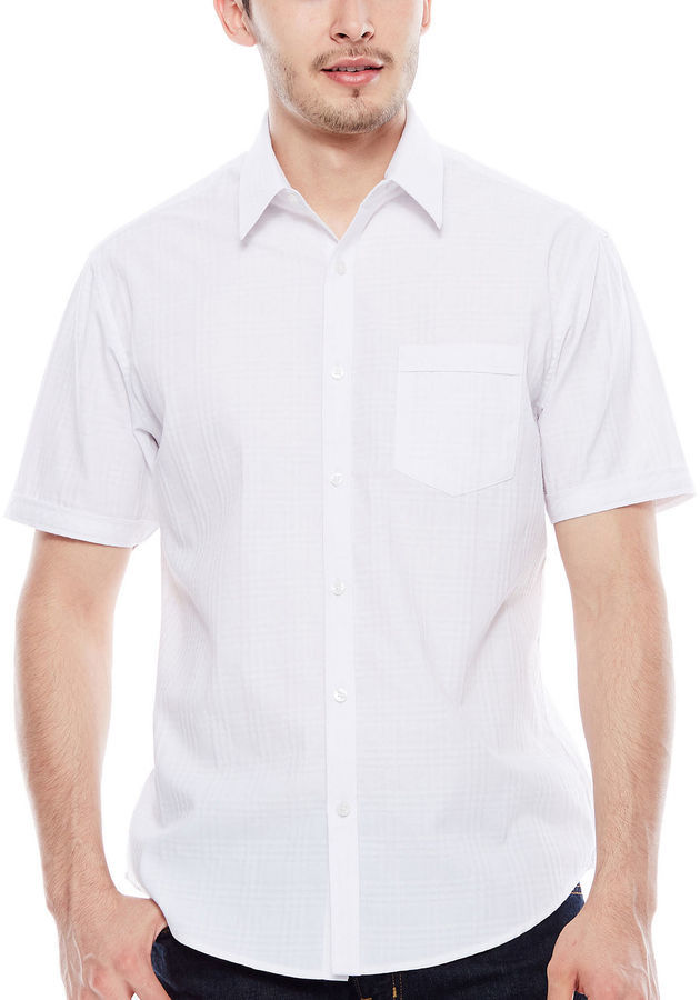 Jc Los Angeles Jc Los Angeles Short Sleeve Woven Shirt, $9 | jcpenney ...