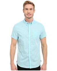 Kenneth Cole Sportswear Slim Fit Printed Button Front Shirt