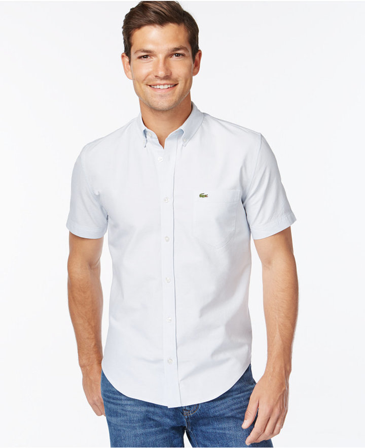 lacoste button up shirt
