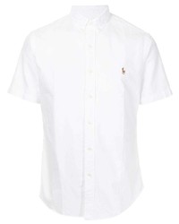 Polo Ralph Lauren Logo Embroidered Short Sleeve Oxford Shirt