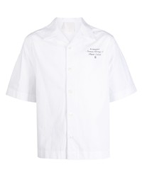 Givenchy Logo Lettering Cotton Shirt