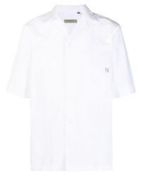 Corneliani Logo Patch Short Sleeve Shirt