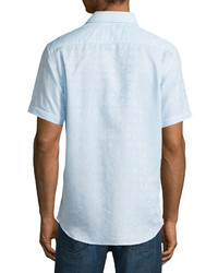 Robert Graham Lyman Short Sleeve Woven Sport Shirt