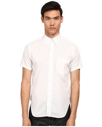 Mark Mcnairy New Amsterdam Short Sleeve Perforated Button Down