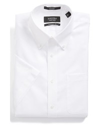 Nordstrom Shop Traditional Fit Non Iron Short Sleeve Dress Shirt